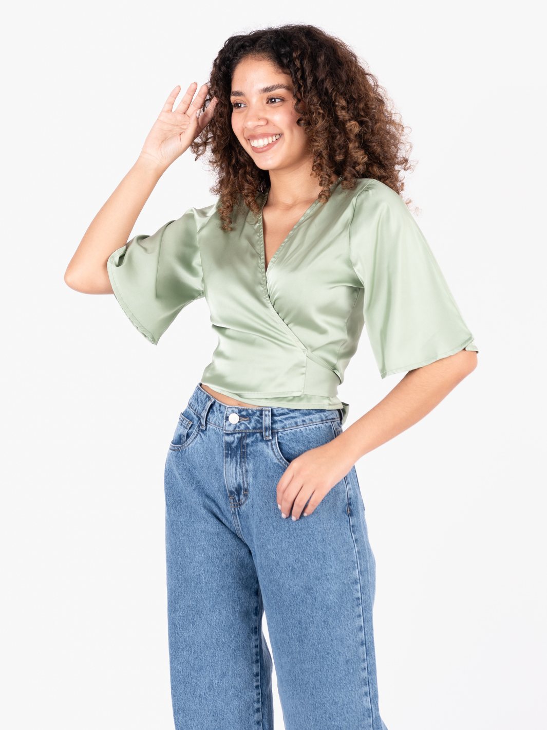 Blusa discount verde manzana