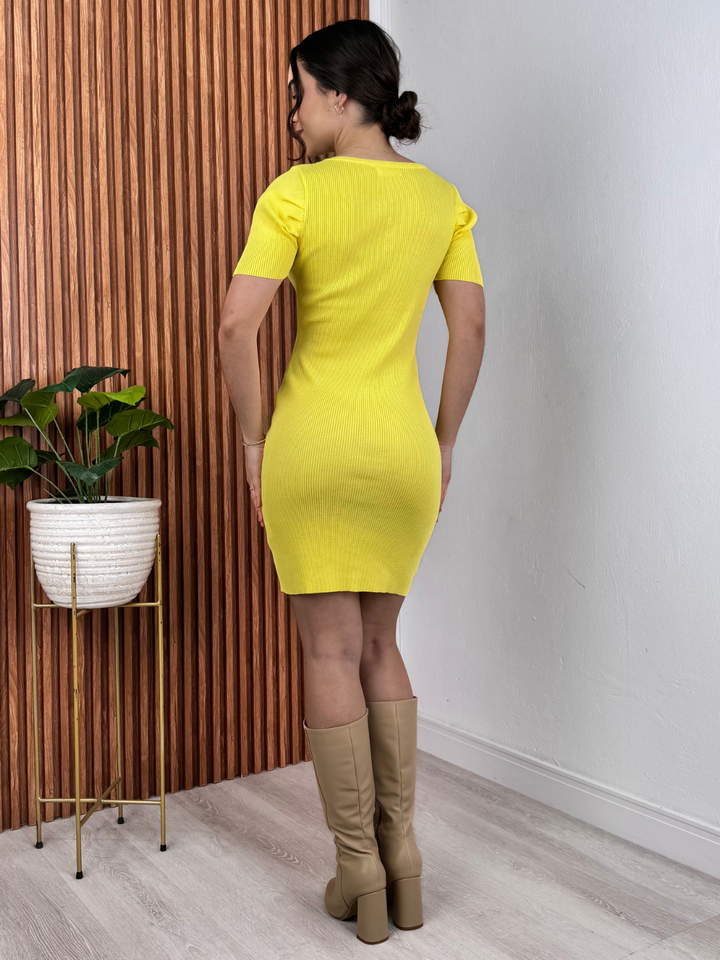 VESTIDO MARA - AMARILLO