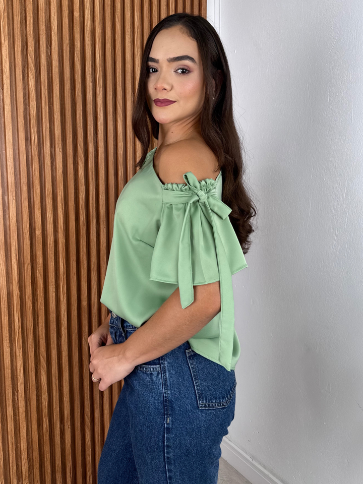 BLUSA IRMA - VERDE MANZANA