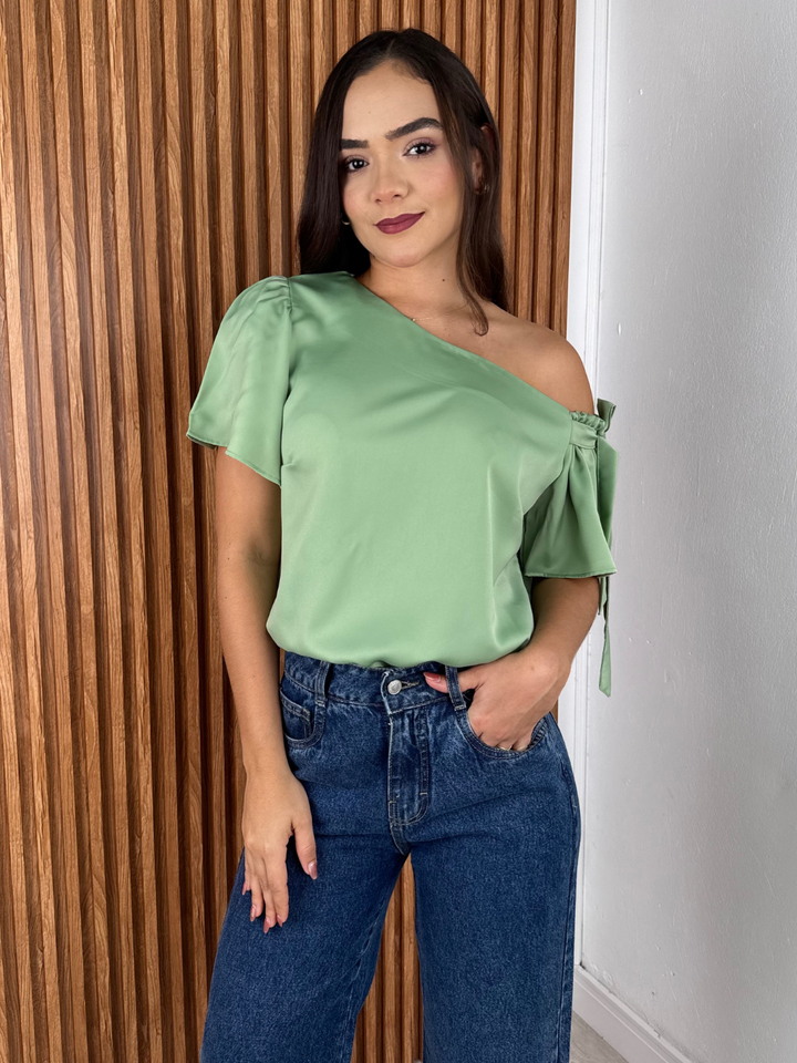 BLUSA IRMA - VERDE MANZANA