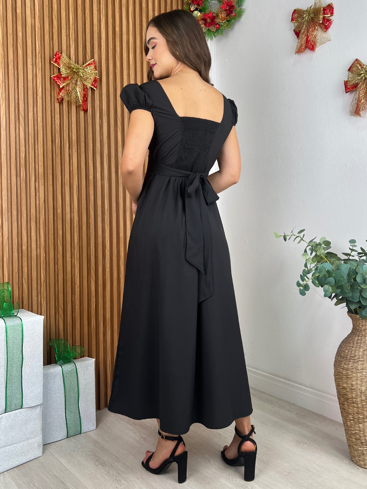 VESTIDO CRISS - NEGRO