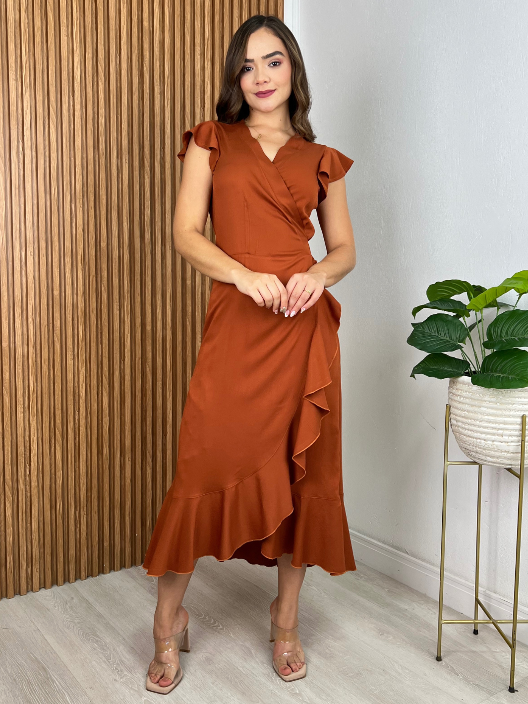 VESTIDO MICAELA - RUST