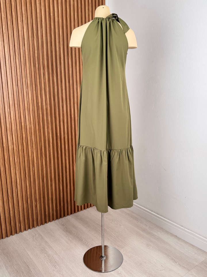 VESTIDO GRACIA - VERDE MILITAR