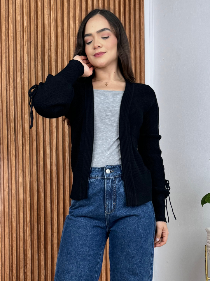 CARDIGAN MOANA - NEGRO