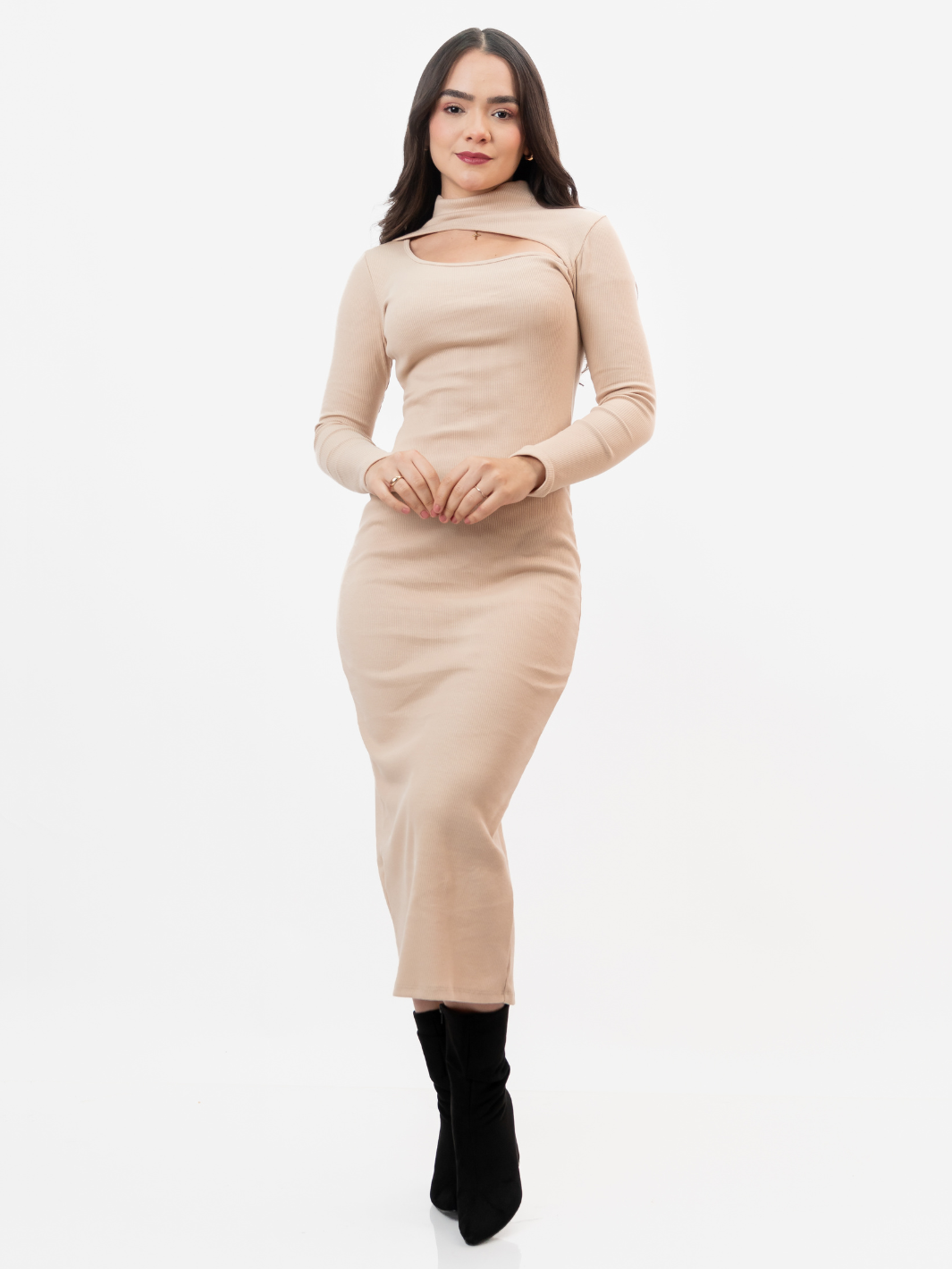 VESTIDO LUANA - BEIGE