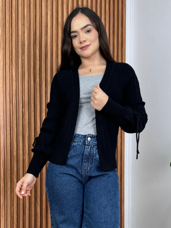 CARDIGAN MOANA - NEGRO