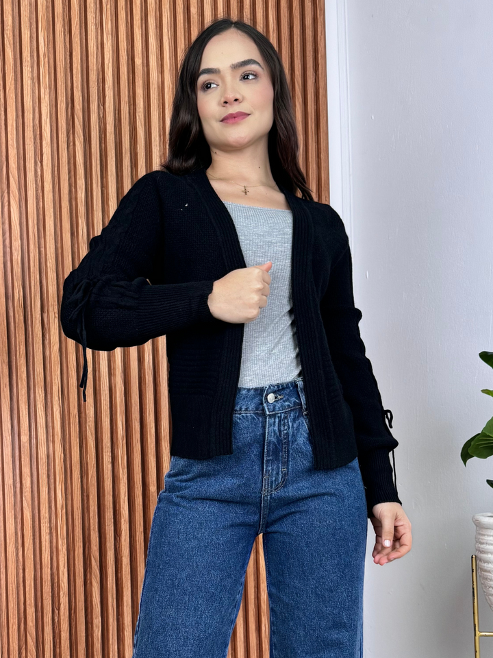 CARDIGAN MOANA - NEGRO