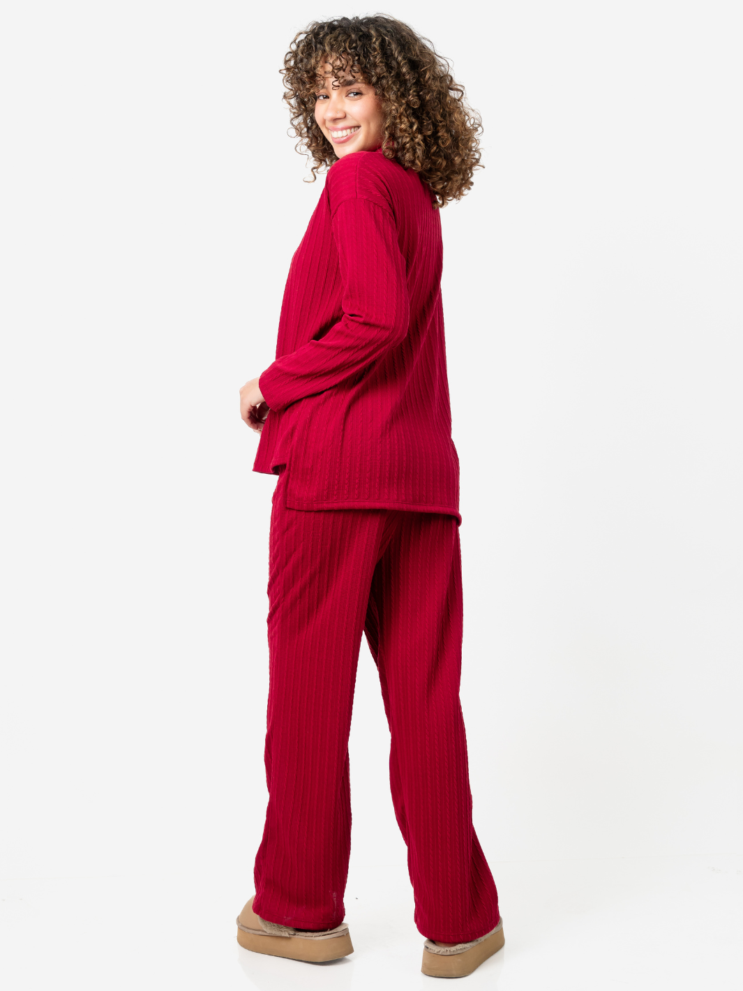 PANTALON ARISHA - CONCHE VINO