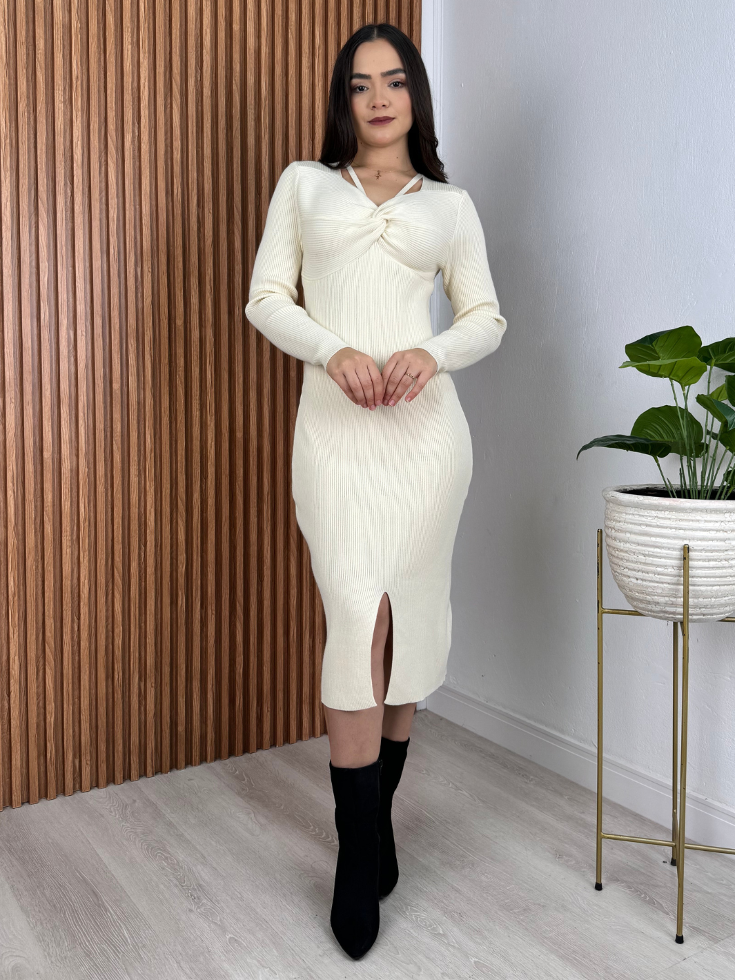 VESTIDO CLARISSE - CREMA