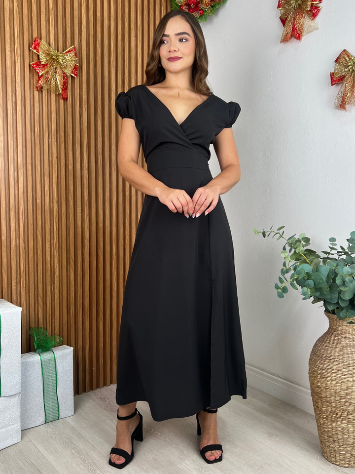 VESTIDO CRISS - NEGRO