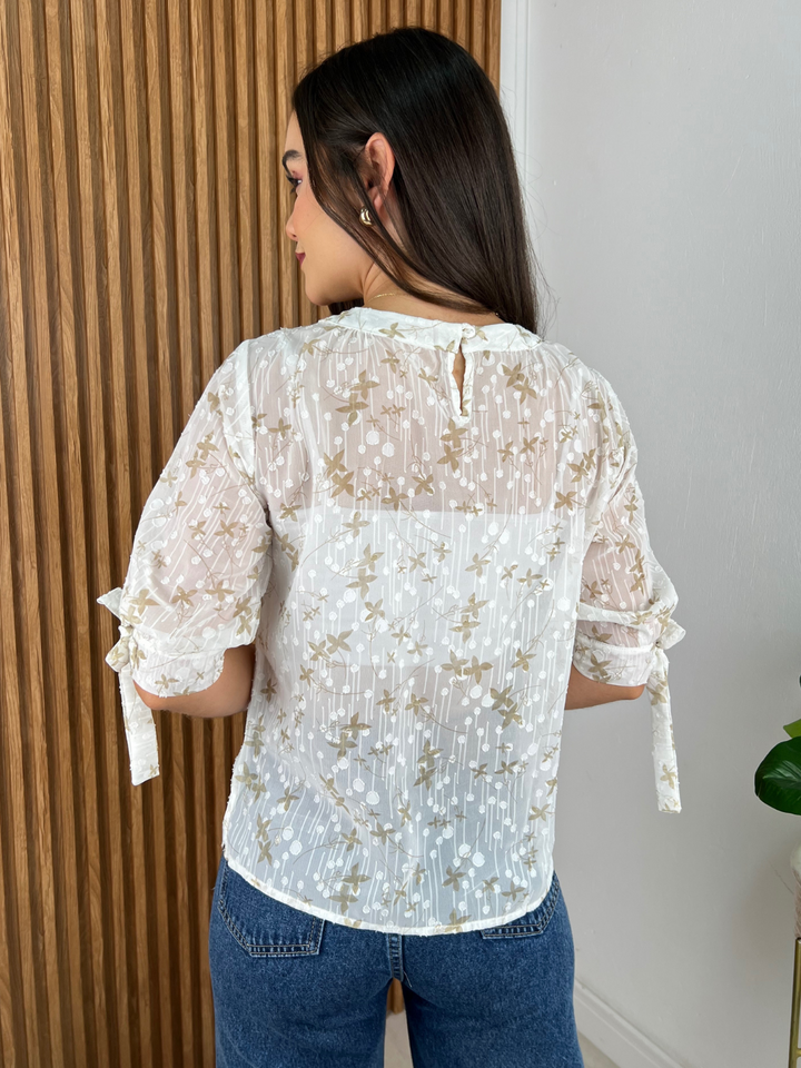 BLUSA GASA - PERLA