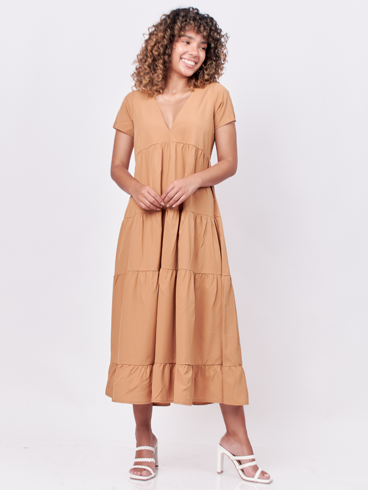 VESTIDO IRINA - CAMEL